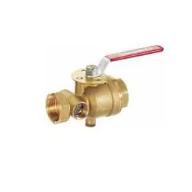 A61 - Test ve Drenaj Vanası 1/2" Orifisli, Dişli