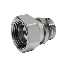 P15TG - Vanalar ve geri dönüş vanaları için krom kaplamalı sızdırmaz pirinç rakor