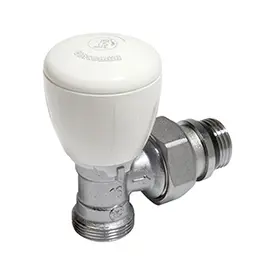 R431TG - Termostatik opsiyonlu mikrometrik köşe vana