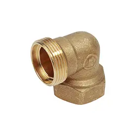 R563R - 90° dirsek bağlantı parçası, dişi vida ve döşeme adaptörü bağlantılı