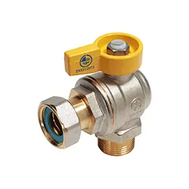 R780PG - Köşe küresel vana, erkek-dişi bağlantılı, EN331:2015 onaylı