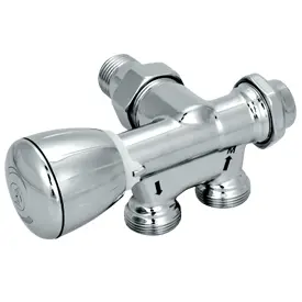 T358B - Havlupan için mikrometrik köşe vana, çift borulu sistemler için