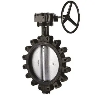 BLN-0302 - DİŞLİ KUTULU LUG TİPİ KELEBEK VANA (PASLANMAZ KLAPELİ)