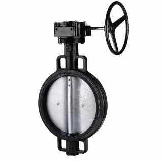 BWN-0302 - DİŞLİ KUTULU WAFER KELEBEK VANA (PASLANMAZ KLAPELİ)