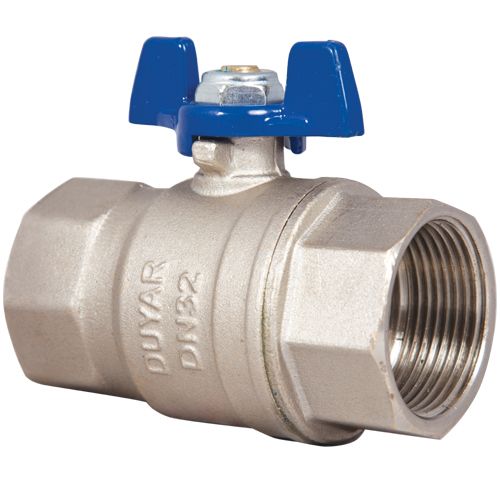 Pirinç Küresel Vana, Kelebek Kollu (Dişli, PN 25)