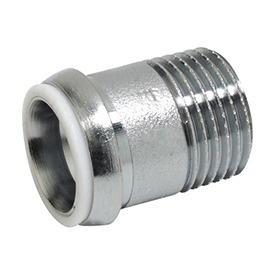 P15-2 - Vanalar ve geri dönüş vanaları için krom kaplamalı rakor