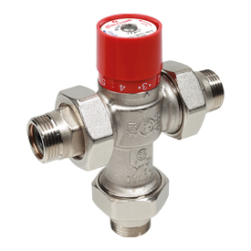 R156-1 - Termostatik karıştırıcı, erkek rakor bağlantılı