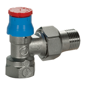 R401D - Termostatik opsiyonlu köşe vana