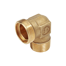 R562R - 90° dirsek bağlantı parçası, dişi vida ve döşeme adaptörü bağlantılı