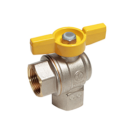 R783G - Köşe küresel vana, dişi-dişi bağlantılı, EN331:2015 onaylı