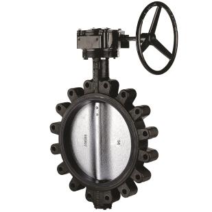 BLN-0302 - DİŞLİ KUTULU LUG TİPİ KELEBEK VANA (PASLANMAZ KLAPELİ)