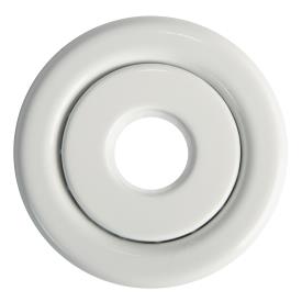 Unival İki Parçalı Rozet - 1/2" - 3/4", Beyaz